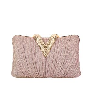 Elegant Pink Rhinestone Evening Clutch…